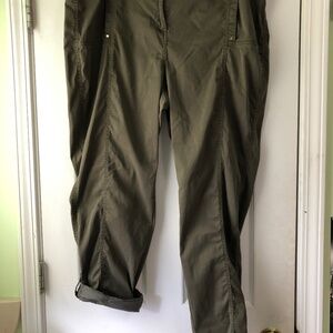 CHICO'S Women Size XL ARMY GREEN Pants